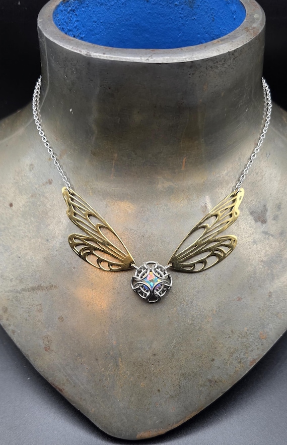 Mystic Mercury Mist Topaz Faerie Necklace