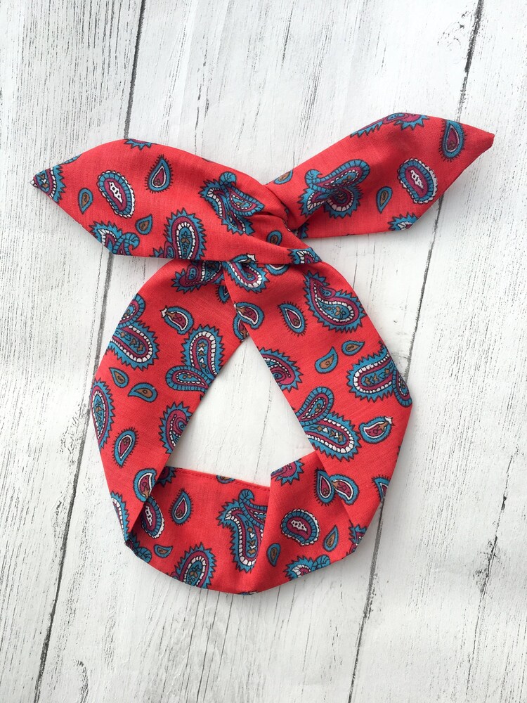 Sugar Skulls Head Scarf Headband Rockabilly Black Pin-up HAIR WRAP dolly bow Sugar Skulls Head Scarf Headband Rockabilly Black Pin-up HAIR WRAP dolly bow