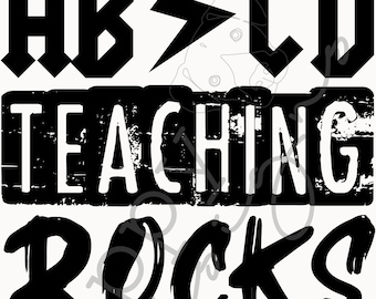 Abcd Kindergarten Rocks Svg | Etsy