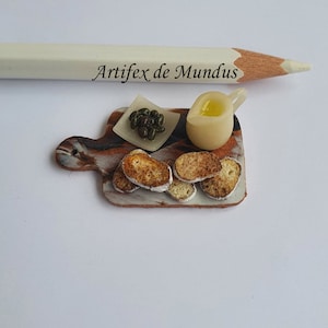 Puppenstube Miniaturen Essen Handgemacht Oliven Vorspeise Weidebrett 1/12 1/6