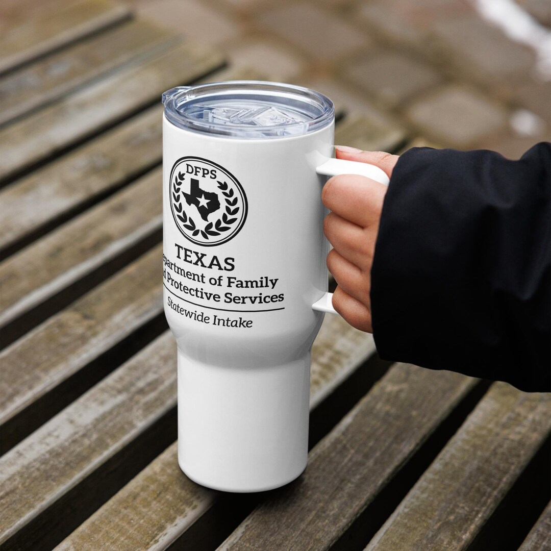DFPS State Wide Intake, Stainless Steel Tumbler With Handle - Etsy