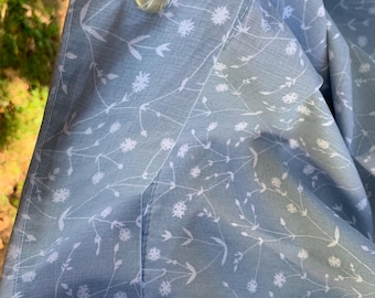 80er Jahre Marimekko von Dan River, "Meadow", grau, Custom Duvet, Twin