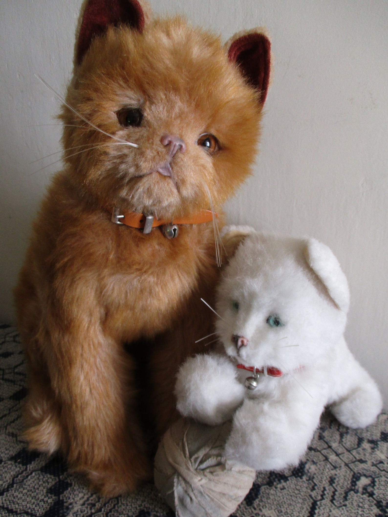 Vintage Real Soft Toys White Kitten/Cat Etsy