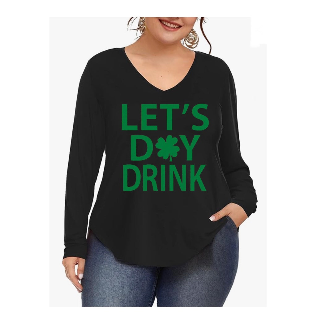 plus size st patricks day top