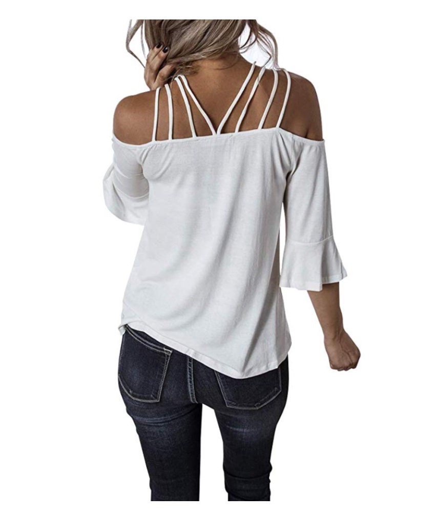 St Patricks Day White off the Shoulder 