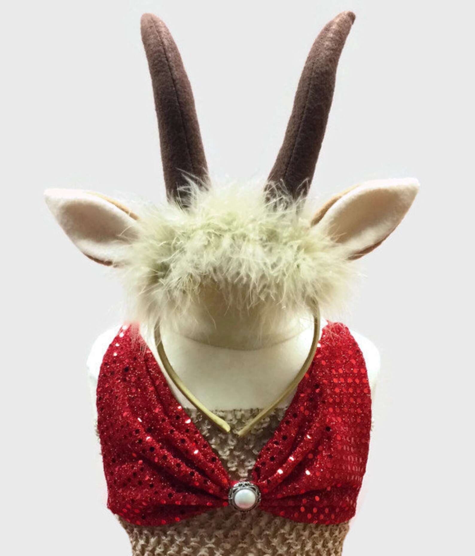 GAZELLE HALLOWEEN COSTUME Tutu Dress Set W/ Gazelle Antler Etsy