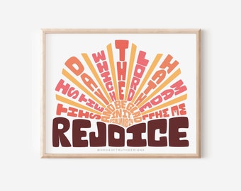 Psalm 118:24 Sunrise Sunset Modern Christian Art Print, This is the Day the Lord Has Made Scripture Bible Verse Word Art Print