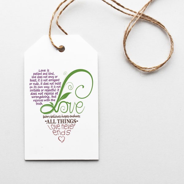 Scripture Tags - Etsy
