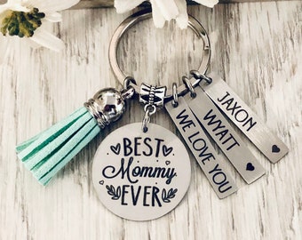 Mommy Gift • #1 Mommy • BEST MOMMY EVER • New Mom Keychain • Mommy Keychain • New Mother Gift • Mother's Day Gift • Mom Keychain