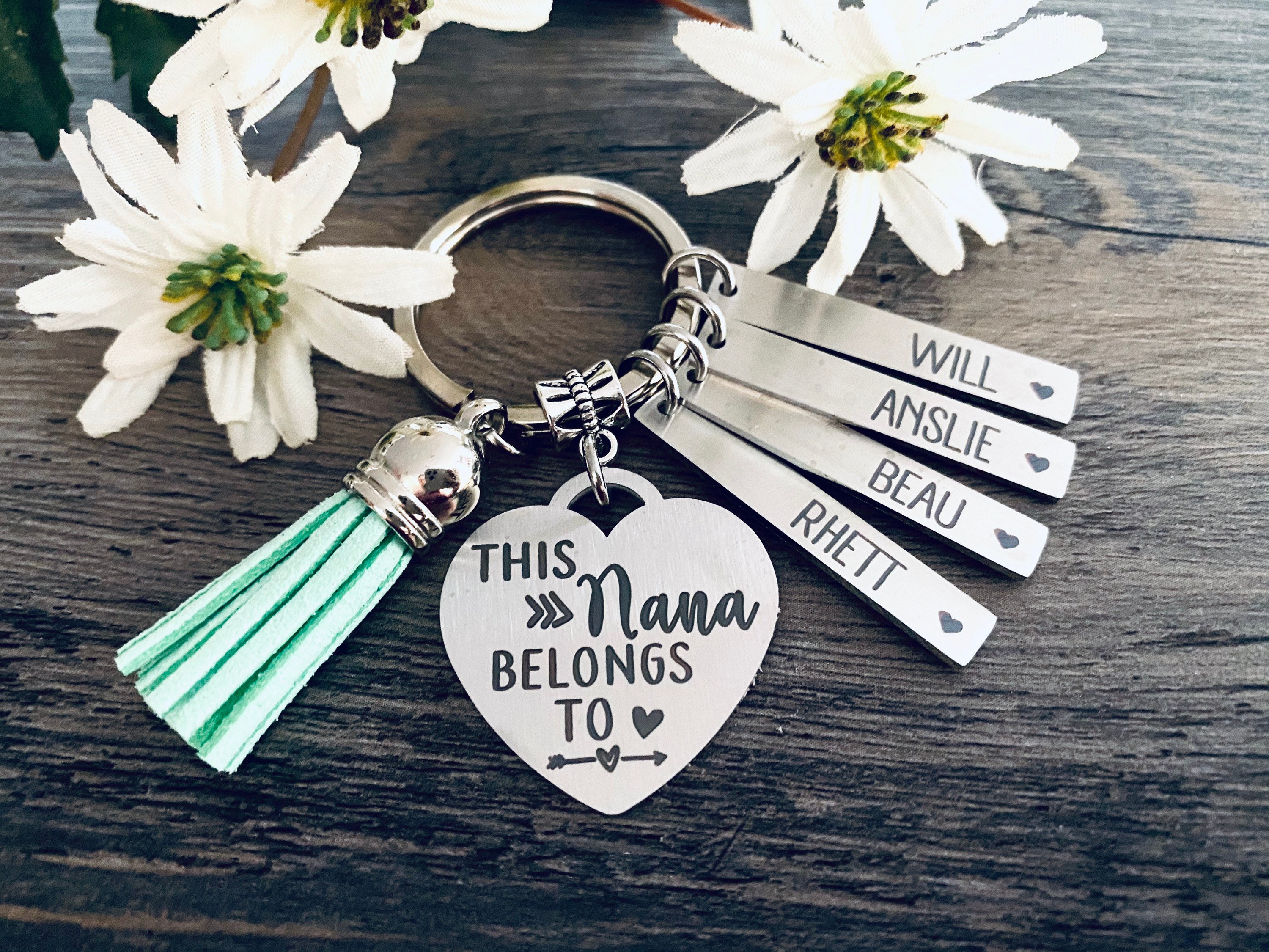 Nana Gift • THIS NANA BELONGS To Keychain • Favorite Nana Gift • Best…