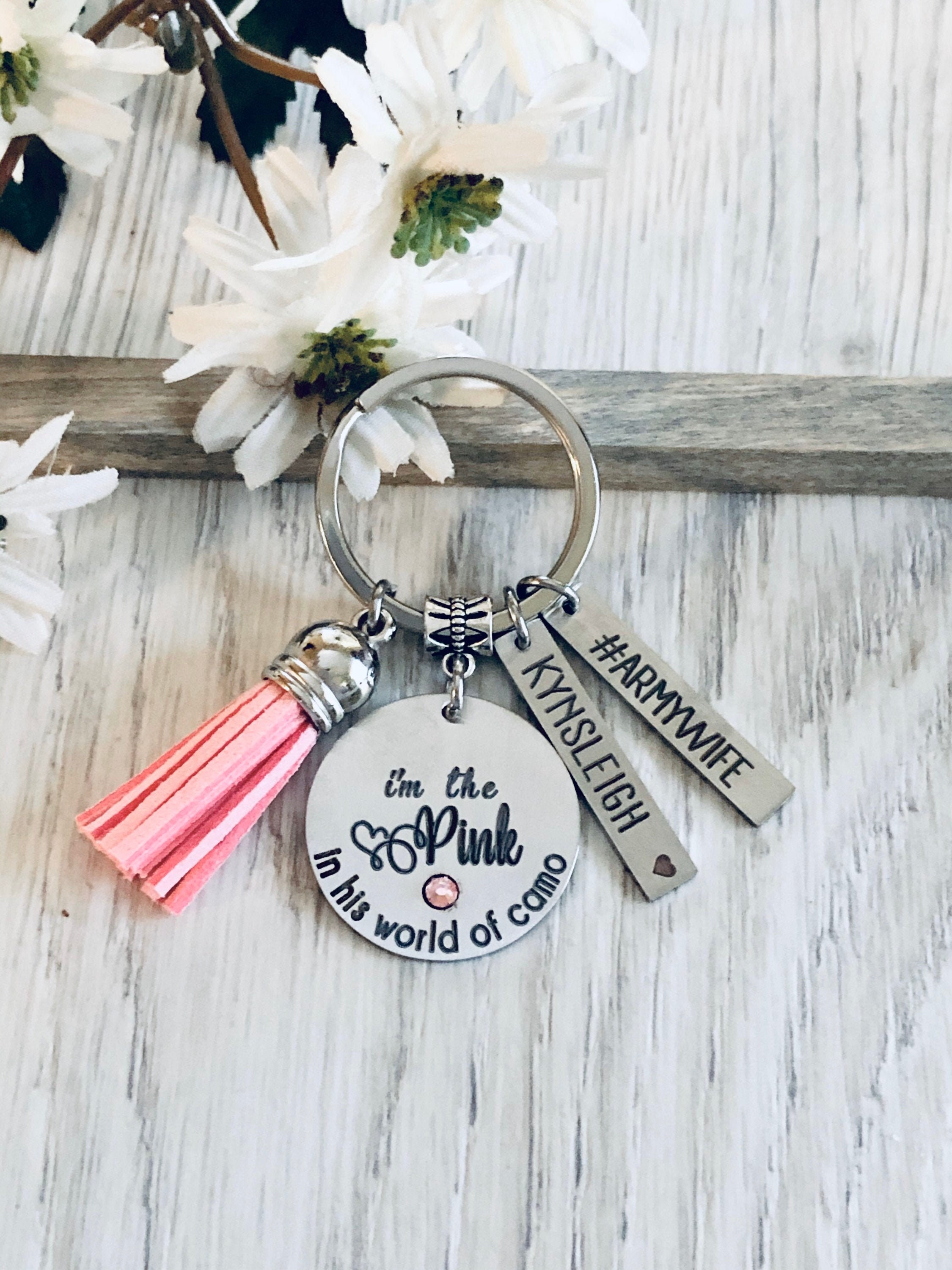 Personalized army hotsell keychains