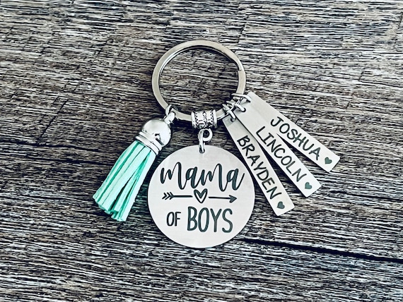 NixNegativity Mom of Boys Keychain * Support Wildlife * Boy Mom Keychain Key Chain * Boy Mom Gift * Raise Boys * All Boys Mom Gift * Raising Boys