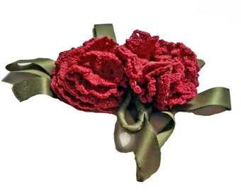Broche Décorative En Plume D'autruche Moelleuse | Accessoire Pour Robe, Chapeau, Mariage, Noël | Plusieurs Couleurs Disponibles (8-10 Cm) - 9