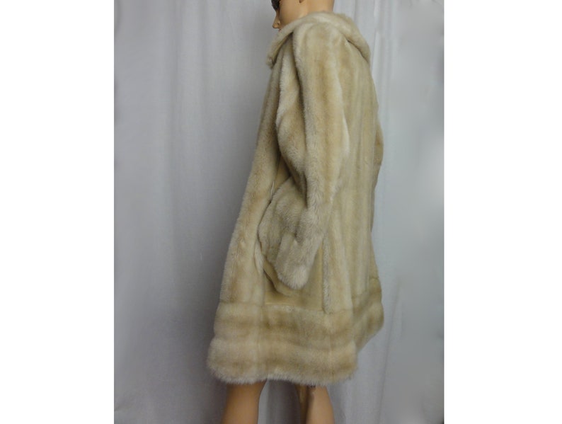 Lilli Ann Designer Vintage 1960s Fake Fur Coat With Real Etsy