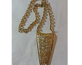 Pendentif Vintage En Verre Murano Forme Goutte - Bijou Ancien Et Unique