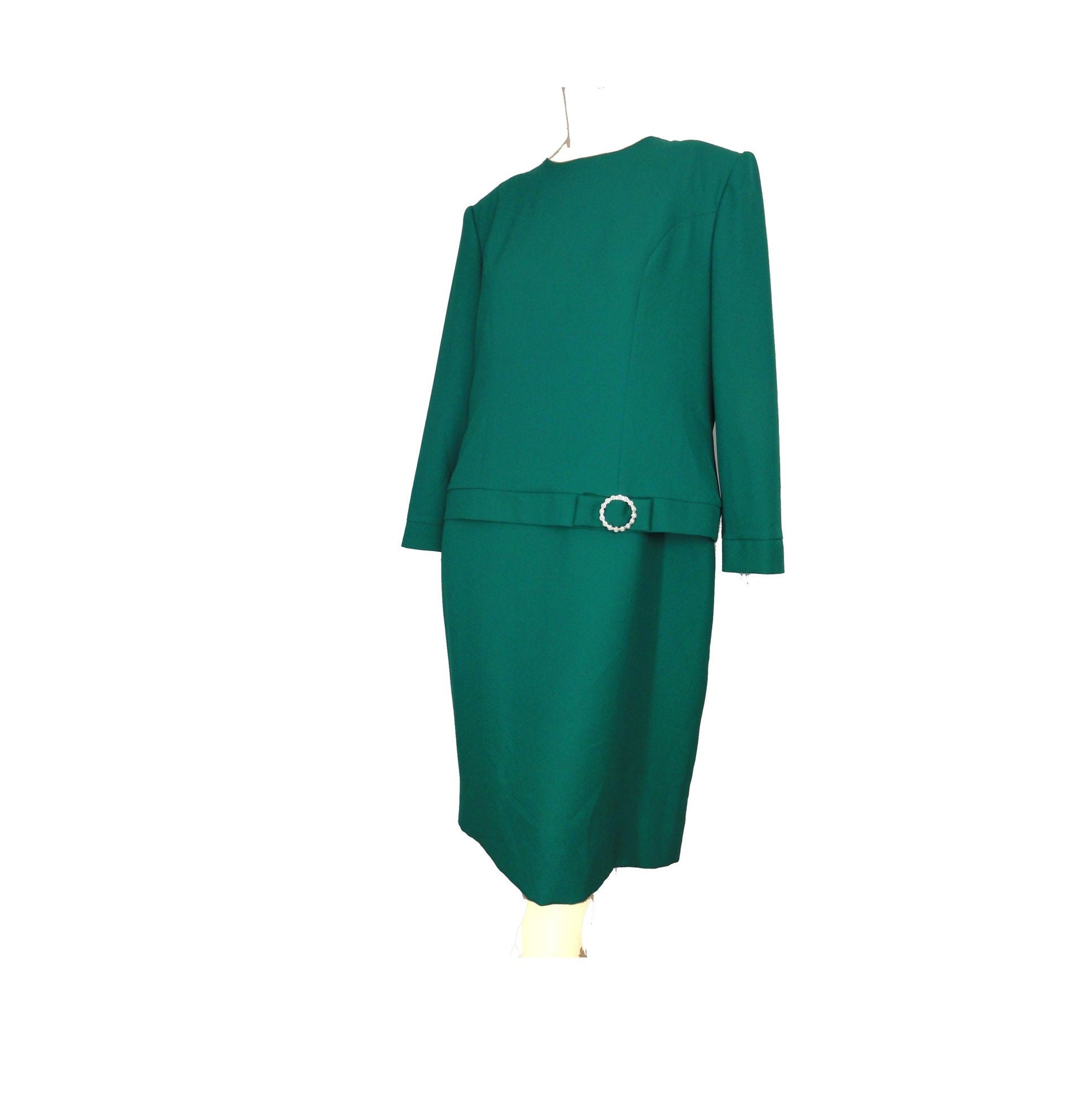 ashro green dress Georgia Square Neckline Midi Dress Forest Green– Selfie Leslie main image 1