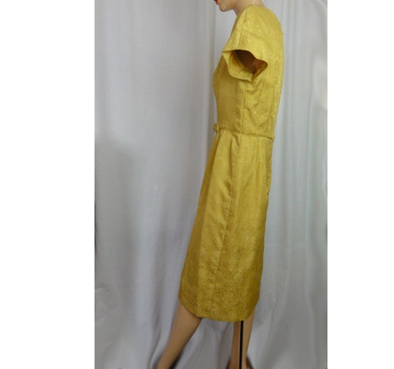 Cocktail Dress Suit Vintage 1960s Sheath and Crop… - image 8