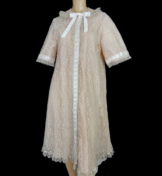 Vintage 1960s Peignoir Robe by Odette Barsa for I… - image 3