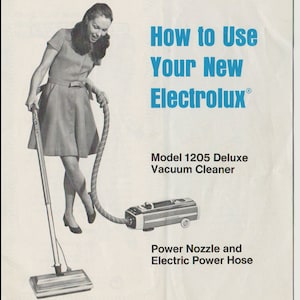 Vintage 70s 1973 Electrolux Vacuum 