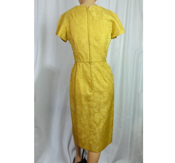 Cocktail Dress Suit Vintage 1960s Sheath and Crop… - image 9