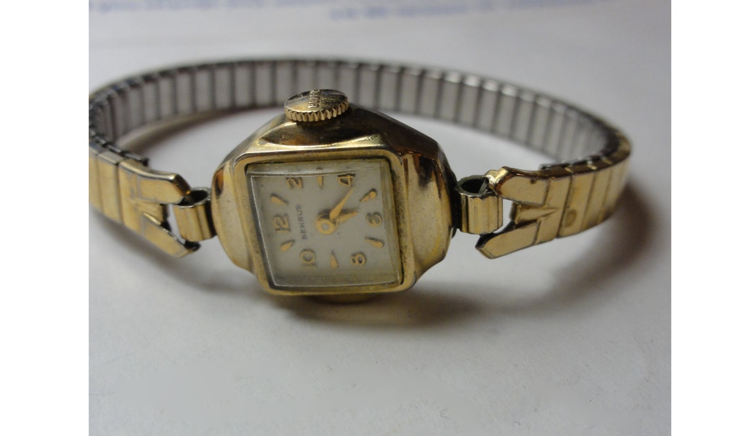 Benrus 10k Rgp Bezel Vintage Benrus Women's Watch Vintage