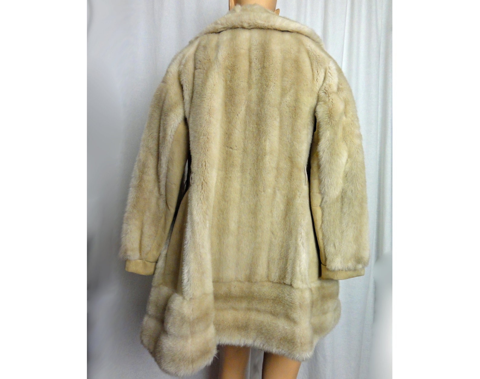 Lilli Ann Designer Vintage 1960s Fake Fur Coat With Real Etsy