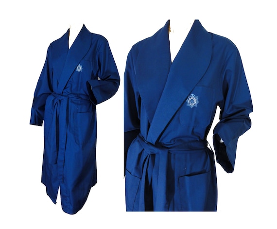 bathrobe navy blue - Gem