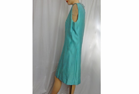 Mod Vintage 1960s Sheath Dress and Jacket Beaded … - image 6