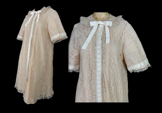 Vintage 1960s Peignoir Robe by Odette Barsa for I… - image 1