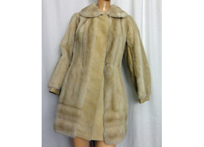 Lilli Ann Designer Vintage 1960s Fake Fur Coat With Real Etsy