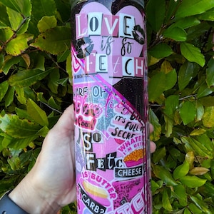 Mean Girls Tumbler: Glitter Stainless Steel So Fetch Cup