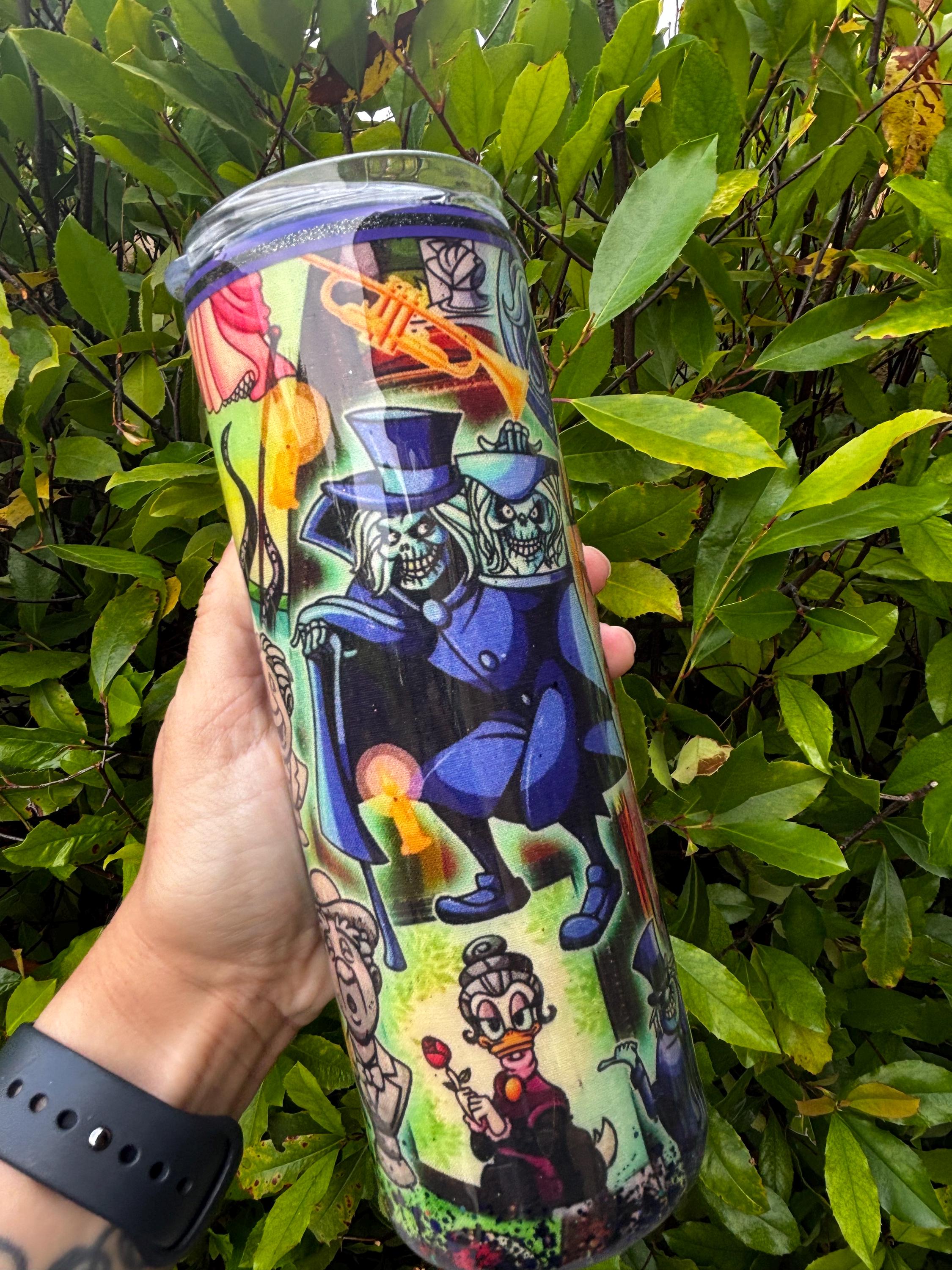Haunted Mansion Tumbler, Metal Tumbler, Theme Park Cup, Tumbler for Disney fans,