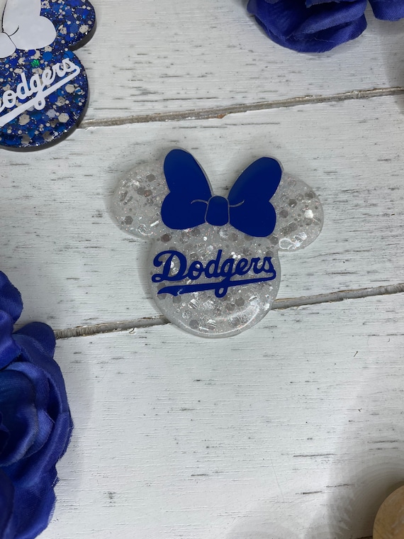 Mouse ears Dodgers inspired badge reel