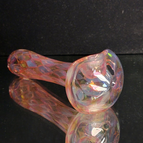 Silver & Gold Fumed Glass Pipe