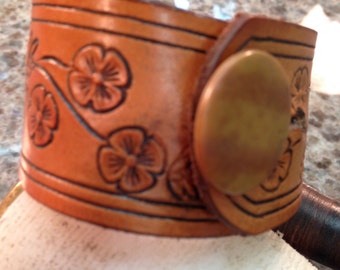Leather Cuff ...Many Design Options and Prices