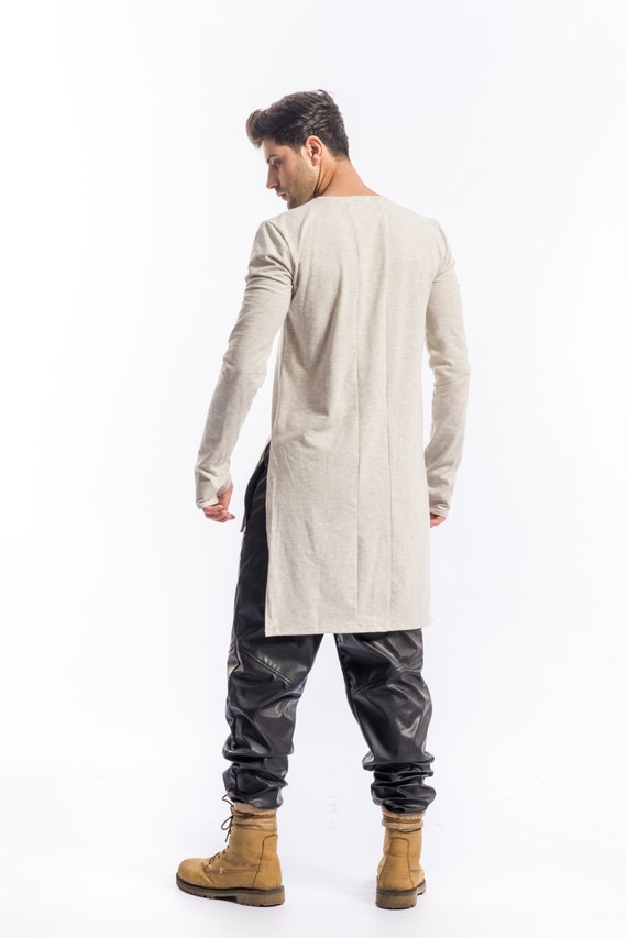 long t shirt with slits