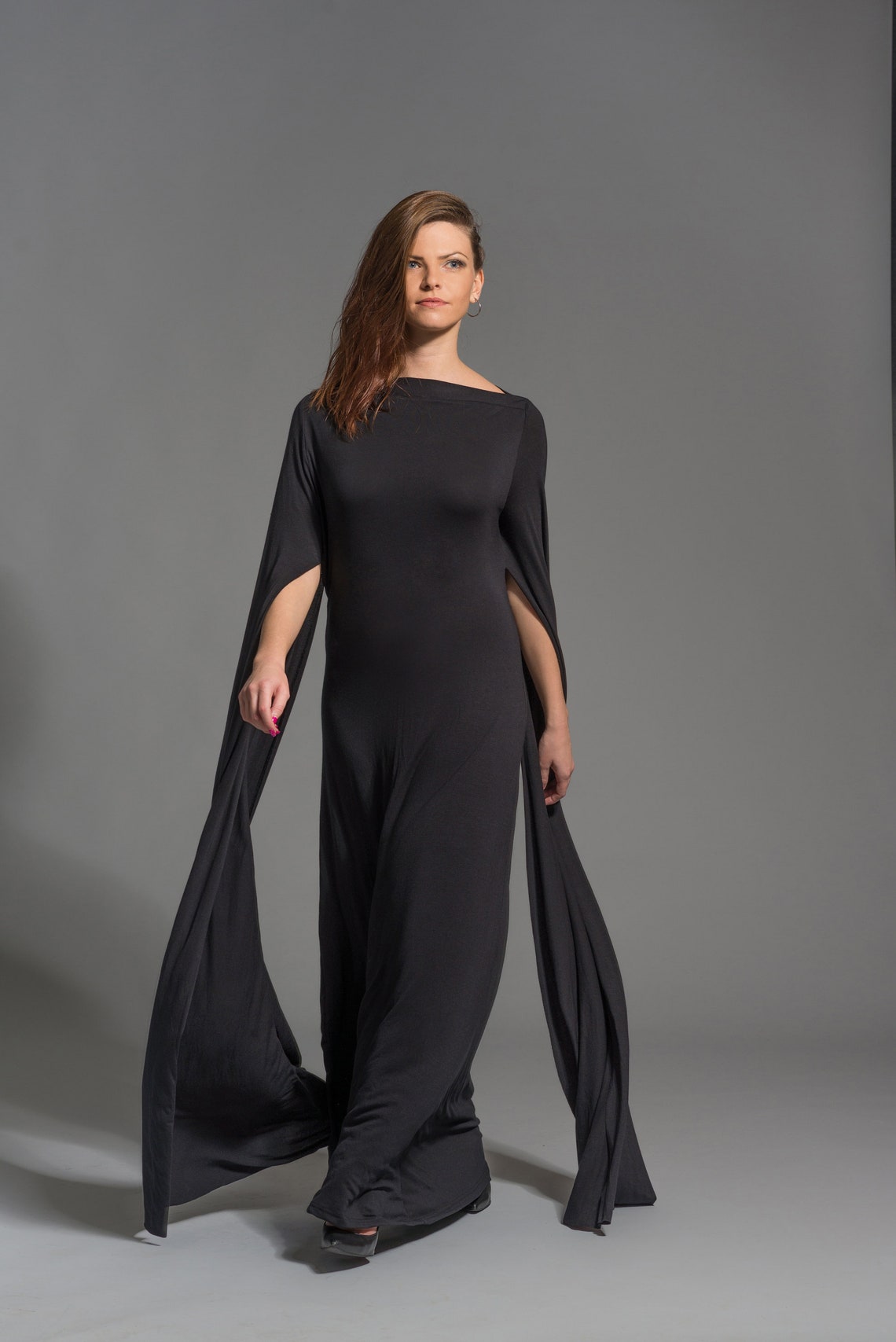 Robe de style cape Maxi / Robe Maxi Cocktail / Robe de style Etsy