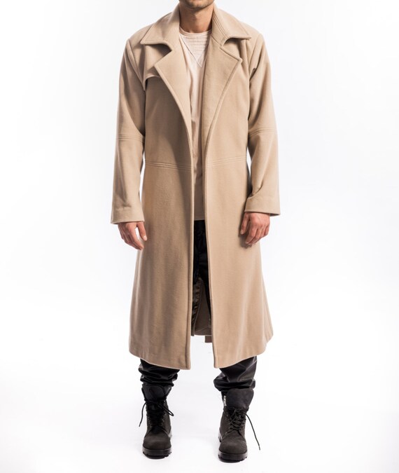 Men S Oversized Overcoat Wrap Coat Men S Oversized Overcoat, Oversized Trench Coat Mens