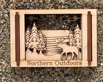 Northern Outdoors- Miniature Matchbox Scene