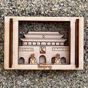 Beijing - Miniatuur Luciferdoosje Scène