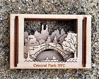 Central Park - Miniature Matchbox Scene