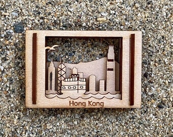 Hong Kong - Miniature Matchbox Scene