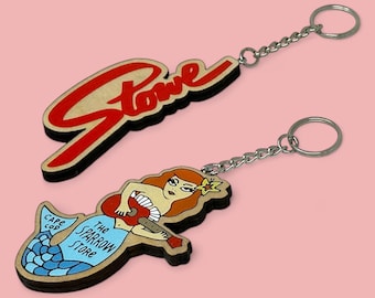 Customizable Wooden Keychain