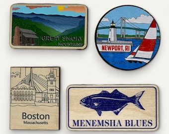 Wooden Magnets - Custom