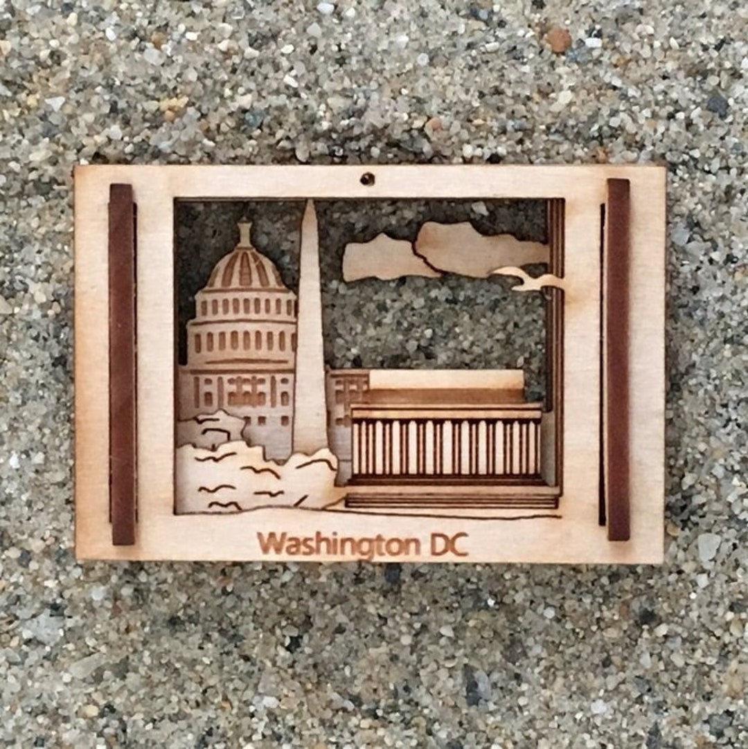 Washington DC Miniature Matchbox Scene Etsy