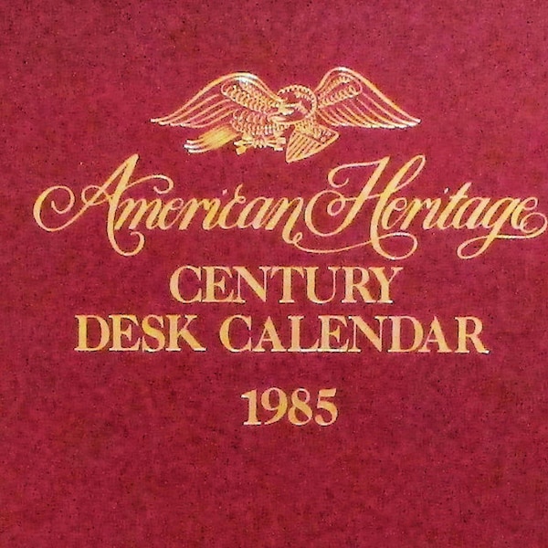 History Desk Calendar Etsy