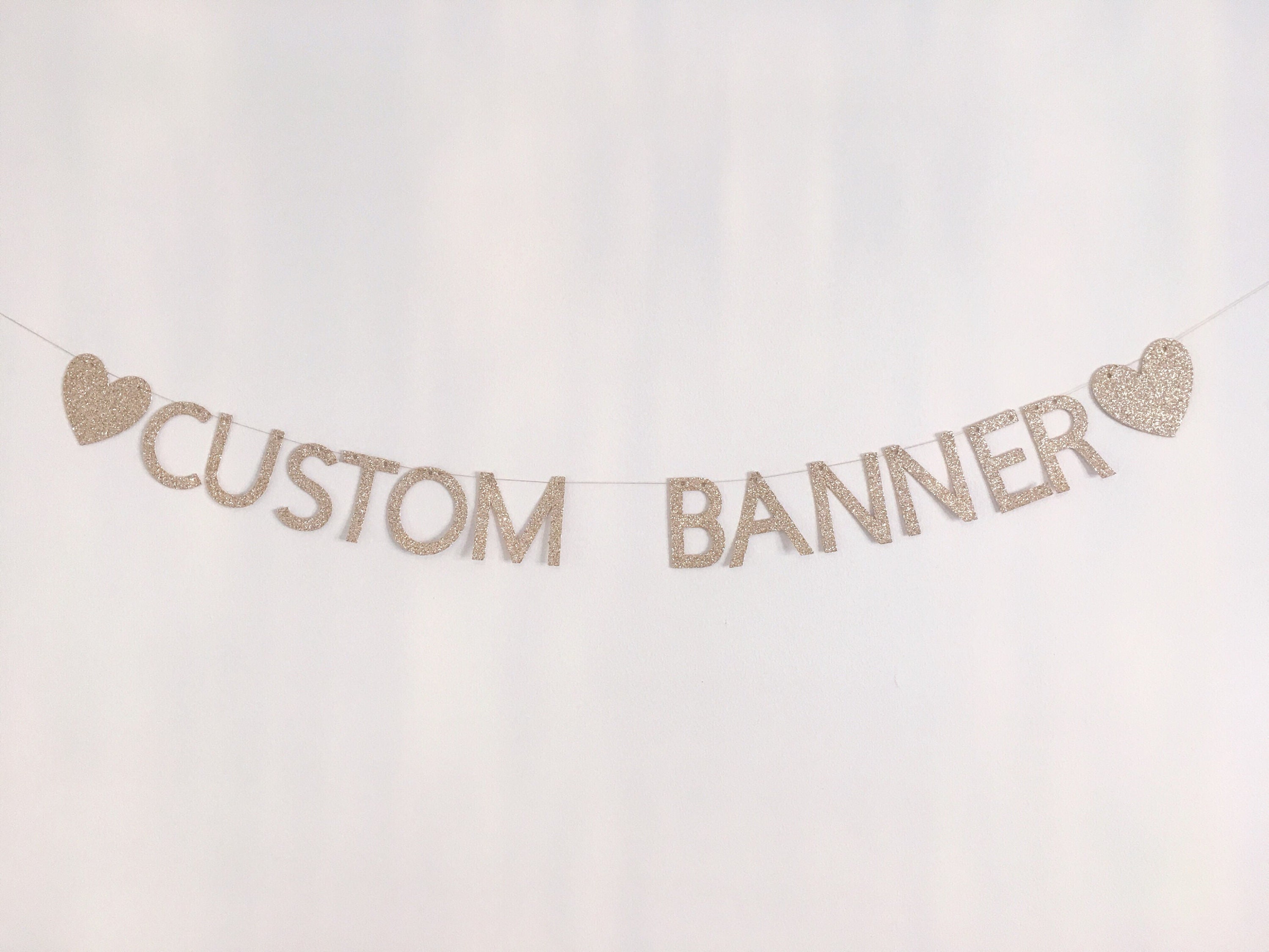 Custom letter banner personalise your event Etsy