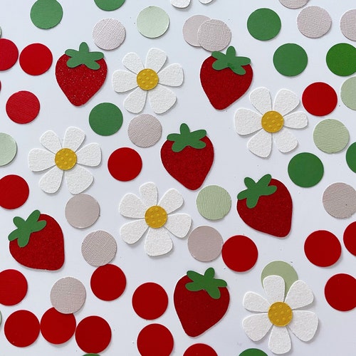 Strawberry Daisy Garland Fruitty Party Decor Berry Sweet - Etsy