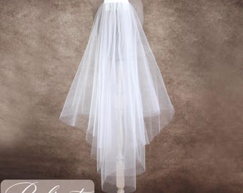 Envogue White Bridal Veil - Classic Tulle Cascade Bella Mera Bridal Boutique | En Vogue Wide Royal Cathedral  main image 2