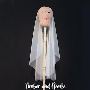 Bright White sheer & soft wedding veil - Italian Tulle -No gathers at the comb - 39&quot; long - Quick Ship -Soft veil